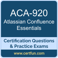 Confluence Essentials Dumps, Confluence Essentials PDF, ACA-920 PDF, Confluence Essentials Braindumps, ACA-920 Questions PDF, Atlassian ACA-920 VCE, Atlassian Confluence Essentials Dumps