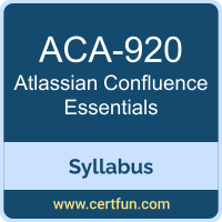 Confluence Essentials PDF, ACA-920 Dumps, ACA-920 PDF, Confluence Essentials VCE, ACA-920 Questions PDF, Atlassian ACA-920 VCE, Atlassian Confluence Essentials Dumps, Atlassian Confluence Essentials PDF