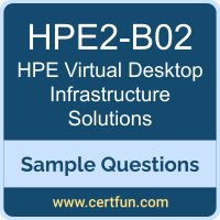 Hewlett Packard Enterprise HPE2-B02 VCE, Virtual Desktop Infrastructure Solutions Dumps, HPE2-B02 PDF, HPE2-B02 Dumps, Virtual Desktop Infrastructure Solutions VCE, HPE Virtual Desktop Infrastructure Solutions PDF