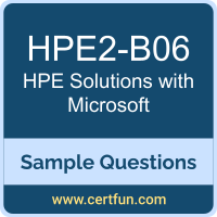 Hewlett Packard Enterprise HPE2-B06 VCE, Solutions with Microsoft Dumps, HPE2-B06 PDF, HPE2-B06 Dumps, Solutions with Microsoft VCE, HPE Solutions with Microsoft PDF