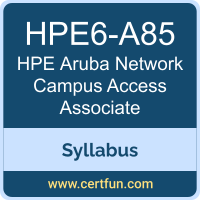 Aruba Network Campus Access Associate PDF, HPE6-A85 Dumps, HPE6-A85 PDF, Aruba Network Campus Access Associate VCE, HPE6-A85 Questions PDF, Hewlett Packard Enterprise HPE6-A85 VCE, HPE ACA-CamAcss Dumps, HPE ACA-CamAcss PDF