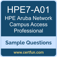 Hewlett Packard Enterprise HPE7-A01 VCE, Aruba Network Campus Access Professional Dumps, HPE7-A01 PDF, HPE7-A01 Dumps, Aruba Network Campus Access Professional VCE, HPE ACP-CamAcss PDF