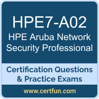 Aruba Network Security Professional Dumps, Aruba Network Security Professional PDF, HPE7-A02 PDF, Aruba Network Security Professional Braindumps, HPE7-A02 Questions PDF, Hewlett Packard Enterprise HPE7-A02 VCE, HPE ACP-NS Dumps