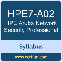 Aruba Network Security Professional PDF, HPE7-A02 Dumps, HPE7-A02 PDF, Aruba Network Security Professional VCE, HPE7-A02 Questions PDF, Hewlett Packard Enterprise HPE7-A02 VCE, HPE ACP-NS Dumps, HPE ACP-NS PDF