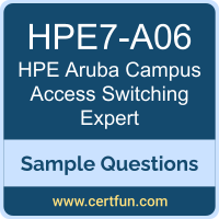 Hewlett Packard Enterprise HPE7-A06 VCE, Aruba Campus Access Switching Expert Dumps, HPE7-A06 PDF, HPE7-A06 Dumps, Aruba Campus Access Switching Expert VCE, HPE ACX-CAS PDF