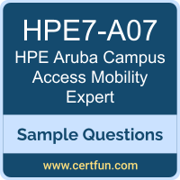 Hewlett Packard Enterprise HPE7-A07 VCE, Aruba Campus Access Mobility Expert Dumps, HPE7-A07 PDF, HPE7-A07 Dumps, Aruba Campus Access Mobility Expert VCE, HPE ACX-CAM PDF