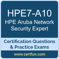 Aruba Network Security Expert Dumps, Aruba Network Security Expert PDF, HPE7-A10 PDF, Aruba Network Security Expert Braindumps, HPE7-A10 Questions PDF, Hewlett Packard Enterprise HPE7-A10 VCE, HPE ACX-NS Dumps