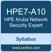 Aruba Network Security Expert PDF, HPE7-A10 Dumps, HPE7-A10 PDF, Aruba Network Security Expert VCE, HPE7-A10 Questions PDF, Hewlett Packard Enterprise HPE7-A10 VCE, HPE ACX-NS Dumps, HPE ACX-NS PDF