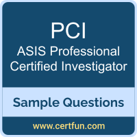 PCI Dumps, PCI PDF, PCI VCE, ASIS Professional Certified Investigator VCE, ASIS PCI PDF