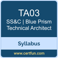 Technical Architect PDF, TA03 Dumps, TA03 PDF, Technical Architect VCE, TA03 Questions PDF, SS&C | Blue Prism TA03 VCE, SS&C | Blue Prism Technical Architect Dumps, SS&C | Blue Prism Technical Architect PDF