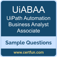 UiABAA Dumps, UiABAA PDF, UiABAA VCE, UiPath Automation Business Analyst Associate VCE, UiPath UiABAA PDF