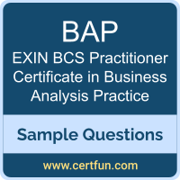 BAP Dumps, BAP PDF, BAP VCE, EXIN BCS Practitioner Certificate in Business Analysis Practice VCE, EXIN BAP PDF