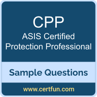 CPP Dumps, CPP PDF, CPP VCE, ASIS Certified Protection Professional VCE, ASIS CPP PDF