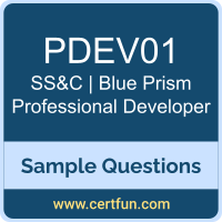 SS&C | Blue Prism PDEV01 VCE, Professional Developer Dumps, PDEV01 PDF, PDEV01 Dumps, Professional Developer VCE, SS&C | Blue Prism Professional Developer PDF