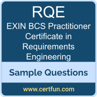 RQE Dumps, RQE PDF, RQE VCE, EXIN BCS Practitioner Certificate in Requirements Engineering VCE, EXIN RQE PDF