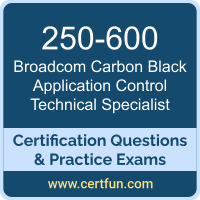 250-600: Symantec Carbon Black Application Control Technical Specialist