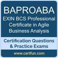 BAPROABA: EXIN BCS Professional Certificate in Agile Business Analysis