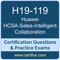 H19-119: Huawei Certified Specialist Associate - Sales-Intelligent Collaboration