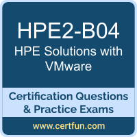 HPE2-B04: HPE Solutions with VMware