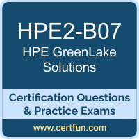 HPE2-B07: HPE GreenLake Solutions