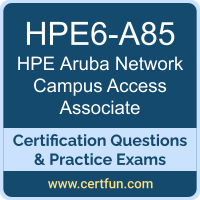 HPE6-A85: HPE Network Campus Access Associate (ACA-CamAcss)