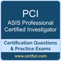 PCI: ASIS Professional Certified Investigator