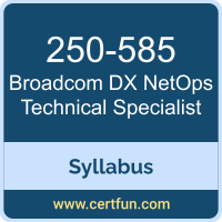 DX NetOps Technical Specialist PDF, 250-585 Dumps, 250-585 PDF, DX NetOps Technical Specialist VCE, 250-585 Questions PDF, Broadcom 250-585 VCE, Broadcom DX NetOps Technical Specialist Dumps, Broadcom DX NetOps Technical Specialist PDF