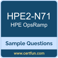 HPE HPE2-N71 VCE, OpsRamp Dumps, HPE2-N71 PDF, HPE2-N71 Dumps, OpsRamp VCE, HPE OpsRamp PDF