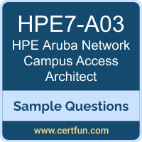 Hewlett Packard Enterprise HPE7-A03 VCE, Aruba Network Campus Access Architect Dumps, HPE7-A03 PDF, HPE7-A03 Dumps, Aruba Network Campus Access Architect VCE, HPE Aruba-ACNA-CA PDF